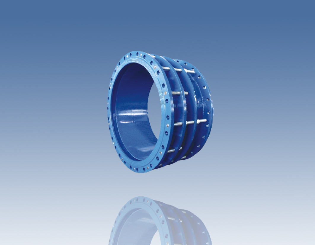 双法兰松套限位伸缩接头